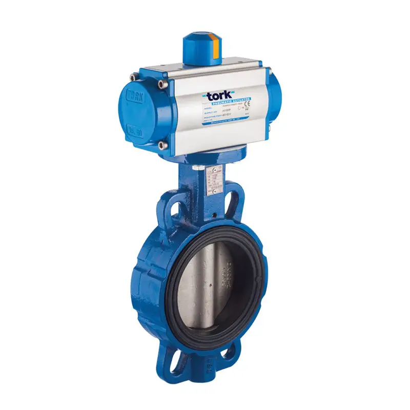 Tork - PAV 802 Pnömatik Aktüatörlü Wafer Kelebek Vana