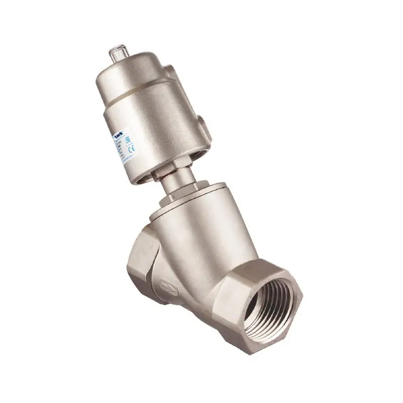 Pnömatik Pistonlu Vana Komple Paslanmaz