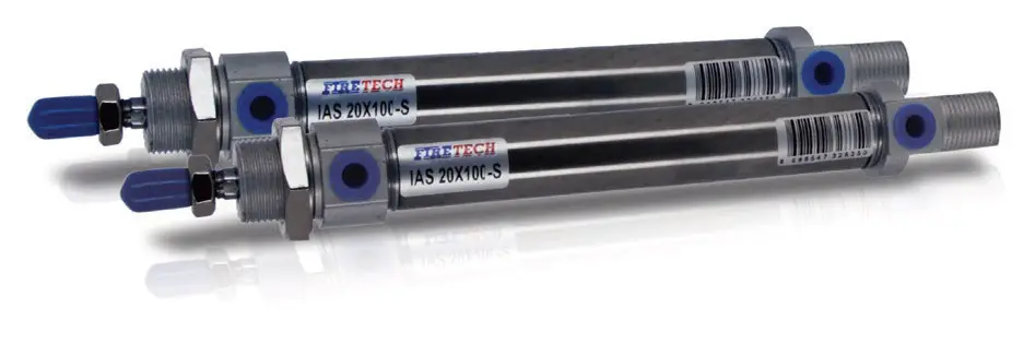 IAS Serisi ISO 6432 Sıvama Tip Mini Silindirler (Paslanmaz Borulu, Manyetik)