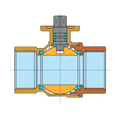 Pirinç Küresel Vana KV901