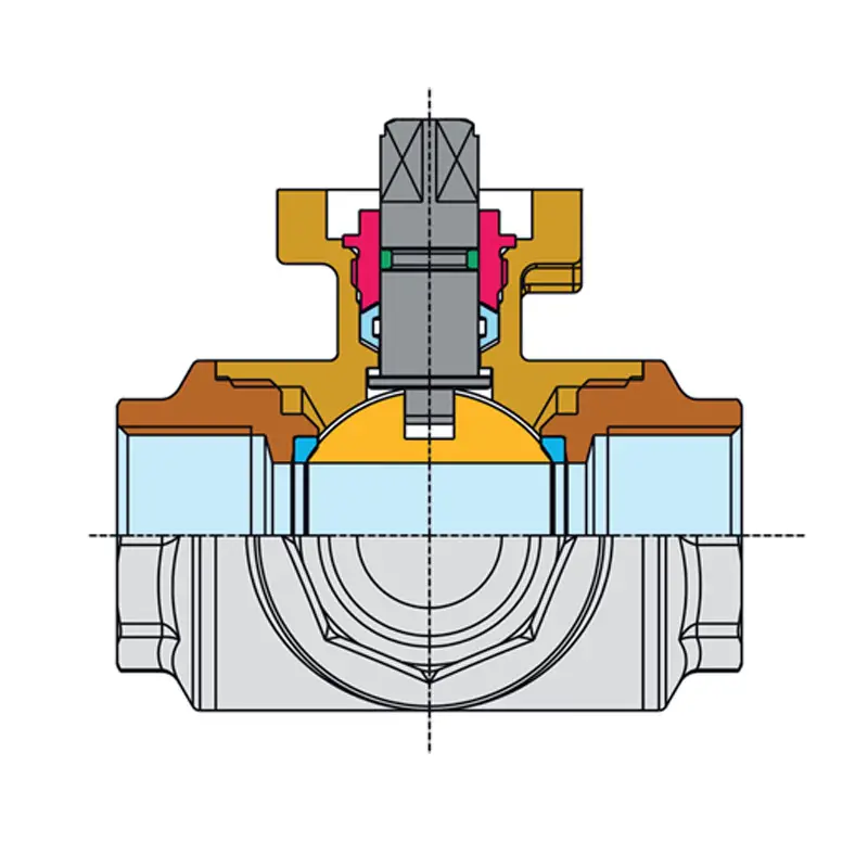 Pirinç Küresel Vana KV903